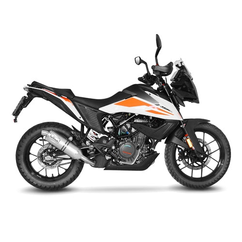LEOVINCE SBK LV ONE EVO KTM 390 ADVENTURE INOX ECE-APPROVED STAINLESS STEEL SLIP-ON | 14346E