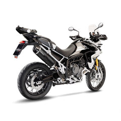 LEOVINCE SBK LV ONE EVO BLACK TRIUMPH TIGER 900 GT/RALLY/PRO INOX ECE-APPROVED STAINLESS STEEL SLIP-ON | 14352EB