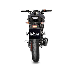 LEOVINCE SBK LV ONE EVO BLACK 1/1 YAMAHA MT-125/XSR 125/YZF-R125 INOX with catalyst ECE/EU-APPROVED STAINLESS STEEL FULL SYSTEM | 14365EBK