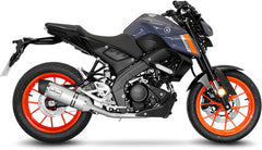 Leovince Full System Exhaust Sbk LV One Evo 1/1 Yamaha MT-125 / XSR 125 / YZF-R125 Inox | 14365EU