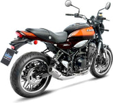 Leovince LV-10 SLIP-ON, STAINLESS STEEL, STAINLESS STEEL End Cap Ece-Approved for KAWASAKI Z 900 RS/CAFE (2018-2019) | 15216