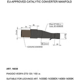 LEOVINCE SBK EU-APPROVED CATALYTIC CONVERTER MANIFOLD EU-APPROVED | 16038