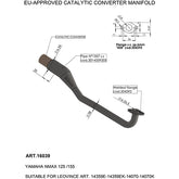 LEOVINCE SBK EU-APPROVED CATALYTIC CONVERTER MANIFOLD EU-APPROVED | 16039