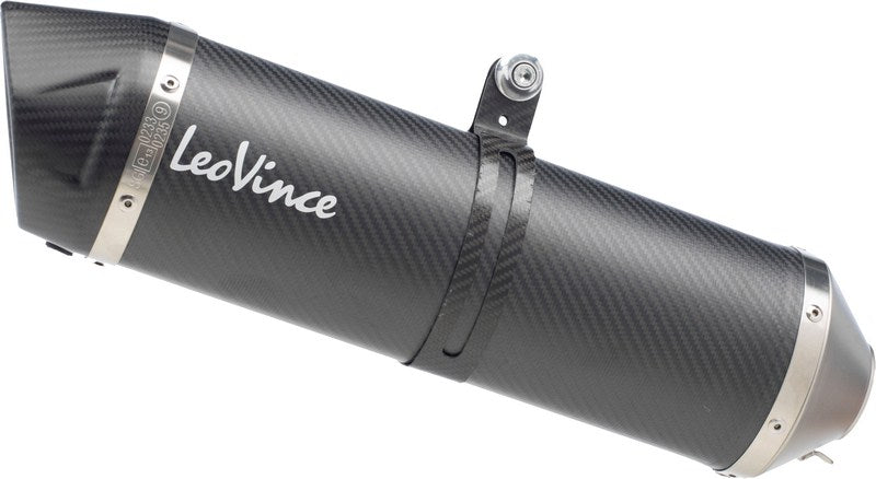 Leovince LV ONE EVO SLIP-ON, CARBON FIBER, CARBON FIBER End Cap E*-Approved for BMW F 650 GS (2008-2012) | 8288E