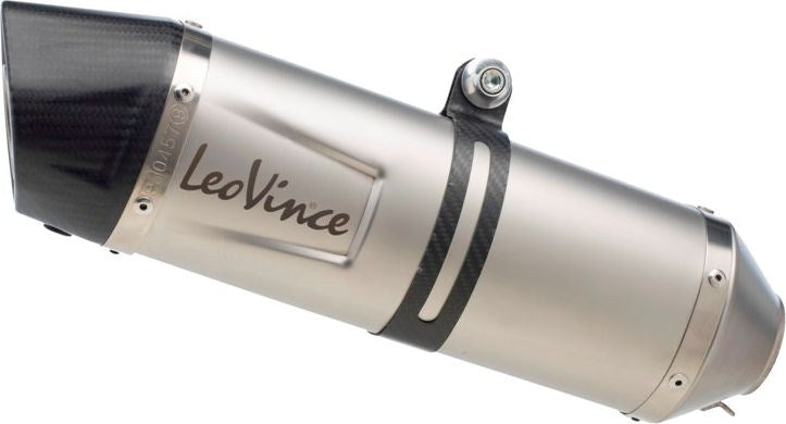 Leovince LV ONE EVO SLIP-ON, STAINLESS STEEL, CARBON FIBER End Cap E*-Approved for HONDA INTEGRA 700/DCT/ABS (2012-2013) | 8700E