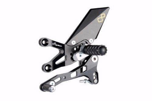 Lightech ADJUSTABLE REAR SET ,NORMAL SHIFTING, WITH FIXED FOOTPEG APRILIA RSV4 R/FACTORY/APRC ,TUONO V4 | FTRAP004
