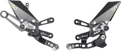 Lightech Adjustable Rear Sets With Fold Up Foot Pegs , Reverse Shifting | FTRAP006W