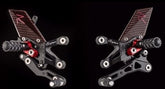 Lightech "R" VERSION ADJ. REAR SETS , NORMAL SHIFTING - BMW S1000RR (09-14) + S 1000 R (14-16) | FTRBM001R