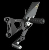Lightech ADJUSTABLE REAR SETS WITH FOLD UP FOOTPEG BMW S1000RR - NORMAL SHIFTING (09-14) + S 1000 R (14-16) | FTRBM001W
