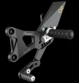 Lightech ADJUSTABLE REAR SETS WITH FOLD UP FOOTPEG BMW S1000RR - REVERSE SHIFTING (09-14) + S 1000 R (14-16) | FTRBM002W
