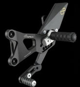 Lightech ADJUSTABLE REAR SETS WITH FIXED FOOTPEG BMW S1000RR - REVERSE SHIFTING (09-14) + S 1000 R (14-16) | FTRBM002