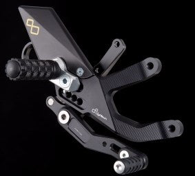 Lightech ADJUSTABLE REAR SETS WITH FIXED FOOTPEG BMW S1000RR (15-17) + S 1000 R (17) | FTRBM004