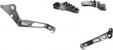 Lightech DRIVER REAR SETS WITH FOLD UP FOOTPEG (FOOTREST AND LEVER)- DUCATI HYPERMOTARD 821/939 (13-14) | FTRDU008NERW