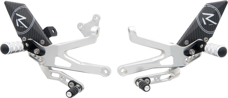 Lightech R Version Rear Sets / Silver | FTRDU012RSIL