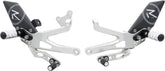 Lightech R Version Rear Sets / Silver | FTRDU012RSIL