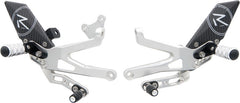 Lightech R Version Rear Sets / Silver | FTRDU012RSIL