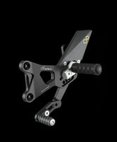 Lightech ADJUSTABLE REAR SETS WITH FOLD UP FOOTPEG HONDA CB1000R (18) | FTRHO008W