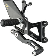 Lightech ADJUSTABLE REAR SETS WITH FIXED FOOTPEG HONDA HONDA CB1000R (18) | FTRHO008