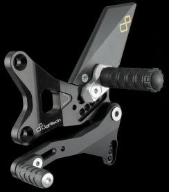 Lightech ADJUSTABLE REAR SETS WITH FOLD UP FOOTPEG KAWASAKI ZX 10R (11-15) | FTRKA003W