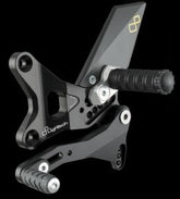Lightech ADJUSTABLE REAR SETS WITH FIXED FOOTPEG KAWASAKI ZX 10R (11-15) | FTRKA003