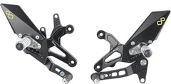 Lightech Adjustable Rear Sets With Fold Up Foot Pegs , Standard Shifting | FTRKA008W