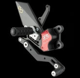 Lightech ADJUSTABLE REAR SETS WITH FIXED FOOTPEG SUZUKI GSXR 600/750 (11-16) | FTRSU002