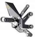 Lightech ADJUSTABLE REAR SETS WITH FOLD UP FOOTPEG SUZUKI GSXS 1000 (15-16) | FTRSU003W