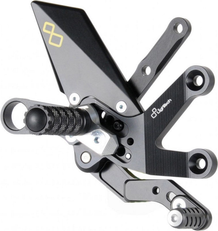 Lightech ADJUSTABLE REAR SETS WITH FIXED FOOTPEG SUZUKI GSXS 1000 (15-16) | FTRSU003