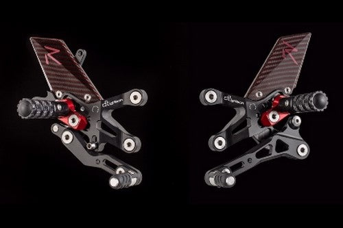 Lightech "R" VERSION" ADJ. REAR SETS - YAMAHA R6 (08-16) | FTRYA002R