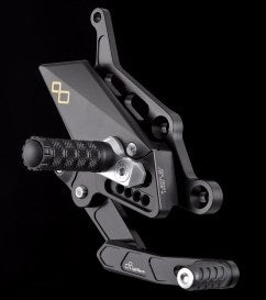 Lightech ADJUSTABLE REAR SETS WITH FIXED FOOTPEG YAMAHA MT-07 | FTRYA008