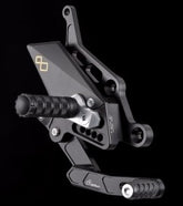 Lightech ADJUSTABLE REAR SETS WITH FIXED FOOTPEG YAMAHA MT-07 | FTRYA008