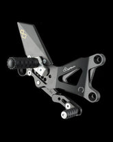 Lightech ADJUSTABLE REAR SETS WITH FOLD UP FOOTPEG YAMAHA R6 (17) | FTRYA012W
