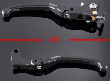 Lightech REPLACEMENT KIT FOR BRAKE AND CLUCHT LEVER (BRAKE LEVER ADJUSTABLE FROM RIGHT). ORIGINAL JOINT (J TYPE). | KLEV029J