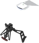 Lightech Silver Adjustable License Plate Holder Kit | KTARBM110A1