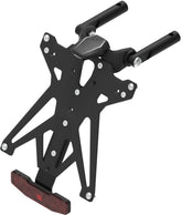 Lightech ADJUSTABLE LICENSE PLATE BRACKETS WITH RETROREFLECTOR - KAWASAKI ZX10R (11-12) | KTARKA113