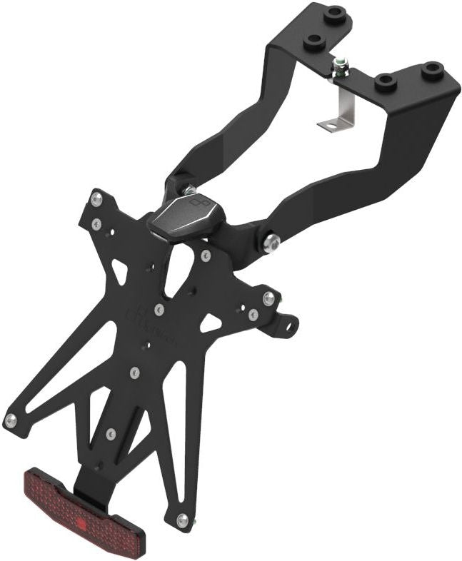 Lightech ADJUSTABLE LICENSE PLATE BRACKETS WITH RETROREFLECTOR - TRIUMPH SPEED TRIPLE 1050 (11-12) | KTARTR105