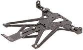Lightech License plate support with retroreflector and indicators brackets included (For Italy-Germany-Sloven | TAR014NER