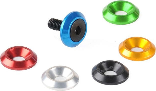 Lightech KIT WITH ERGAL SCREWS (M8X30 ANODIZED BLACK) AND ANODIZED WASHERS | TAR029
