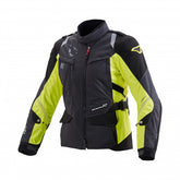 Macna Equator Ladies Women's Textile Jackets - Waterproof Black/neon yellow | 1653250-870