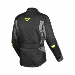 Macna Murano Mens Textile Jackets - Waterproof Black/D-grey/Fluo-yellow | 1653268-187