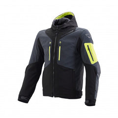 Macna Aytee Mens Textile Jackets - Waterproof Black/dark Night Eye/Yellow | 1653402-187