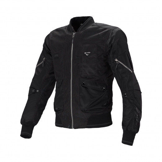 Macna Bastic Air Mens Textile Summer Jackets Black | 1653507-101
