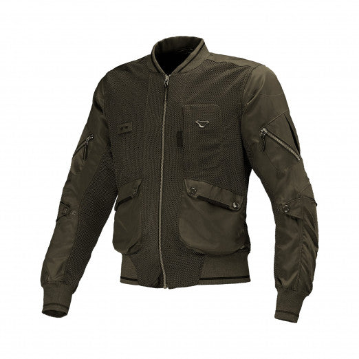 Macna Bastic Air Mens Textile Summer Jackets Green | 1653507-404