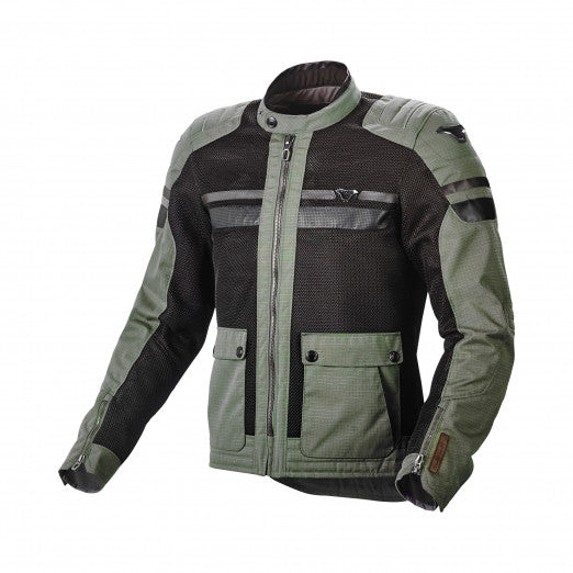 Macna Fluent Mens Textile Summer Jackets Green/Black | 1653514-410