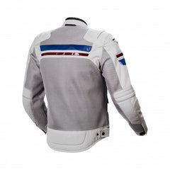 Macna Fluent Mens Textile Summer Jackets L-Grey/Red/Blue | 1653514-853