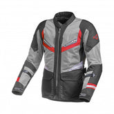 Macna Aerocon Mens Textile Summer Jackets Black/D-grey/Red | 1653611-183