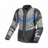 Macna Aerocon Mens Textile Summer Jackets Black/D-grey/Blue | 1653611-185