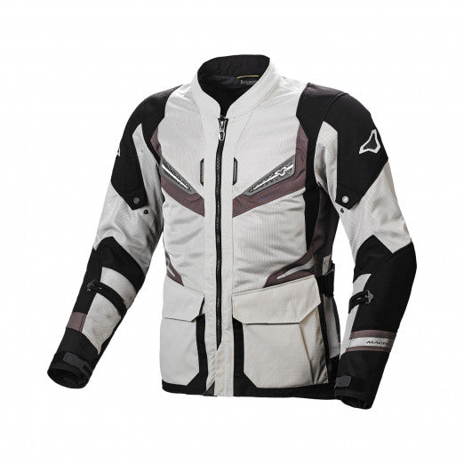 Macna Aerocon Mens Textile Summer Jackets Black/Grey/Olive | 1653611-187