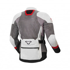 Macna Aerocon Mens Textile Summer Jackets L-Grey/Red | 1653612-883