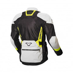 Macna Aerocon Mens Textile Summer Jackets L-Grey/Neon yellow | 1653612-887